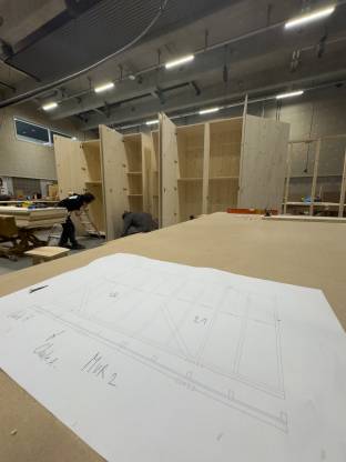 Illustration - archi-folies #5 - Fabrication du meuble central 24
