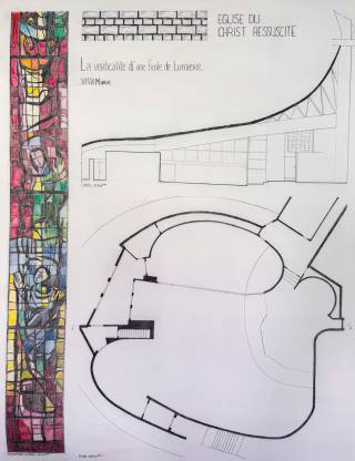 Galerie d'images montrant des croquis à la main de relevés d'architecture 16