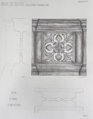 Galerie d'images montrant des croquis à la main de relevés d'architecture 23