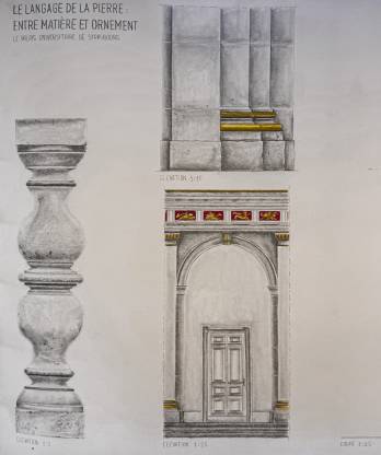 Galerie d'images montrant des croquis à la main de relevés d'architecture 25