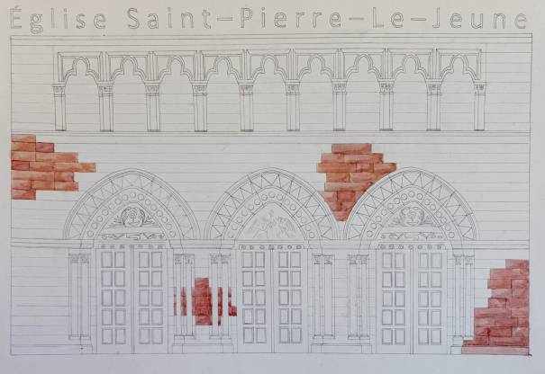 Galerie d'images montrant des croquis à la main de relevés d'architecture 27