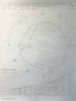Galerie d'images montrant des croquis à la main de relevés d'architecture 32