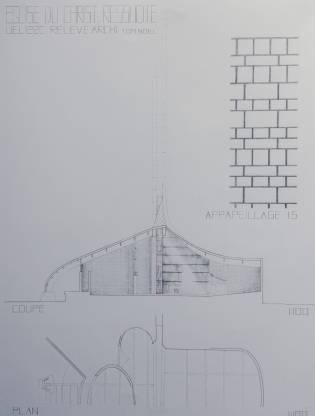 Galerie d'images montrant des croquis à la main de relevés d'architecture 34