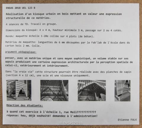 Illustration - Exercice de Structure - 2018 1