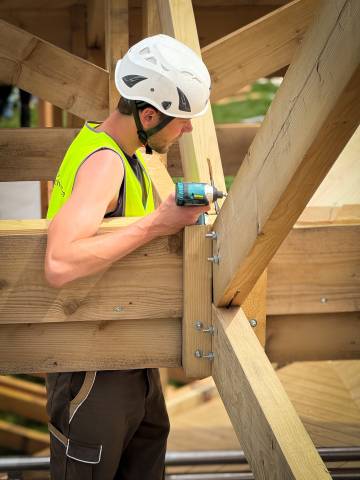 Illustration - ARCHI-FOLIES #6 - montage du pavillon 13