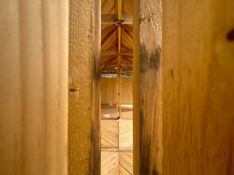 Illustration - ARCHI-FOLIES #6 - montage du pavillon 73